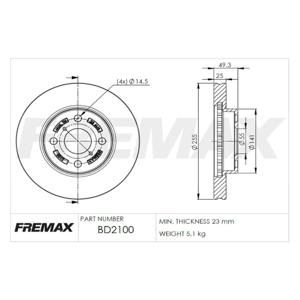 Disco Freio Ventilado Diant