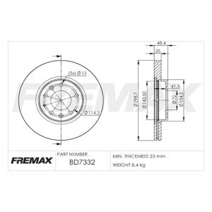 Disco Freio Ventilado Diant